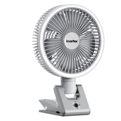 IMARFLEX 伊瑪牌 IFC-20DK 6吋充電式檯夾多用扇