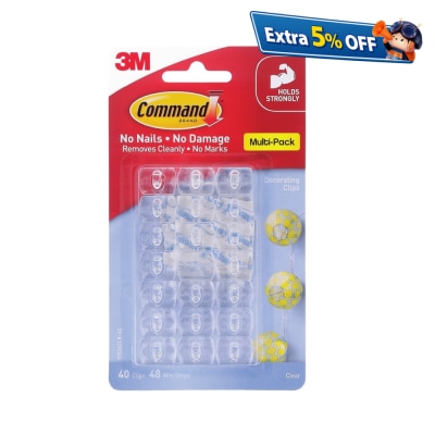 Command Clear Decorating Clips (17026CLR)