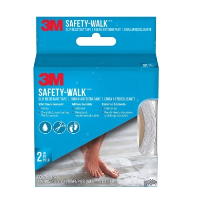 3M - SaffetyWalk Tub & Shower Tread (Clear) 50.8mm x 4.57m (220C-R2)