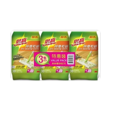 思高 除塵乾紙30 片(3包裝)(833HKx3)