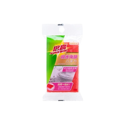 SCOTCH Brite - Absorbent Scrub Sponge - Delicate Duty Non-scratch (435HK)