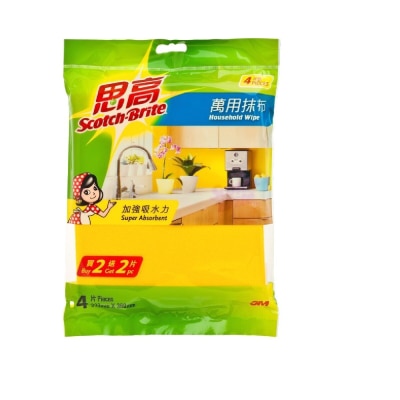 思高 萬用抹布 (2送2片裝) (0060HK 2+2)