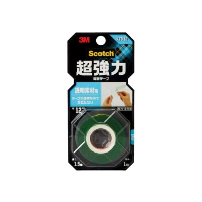 SCOTCH - Brite - Strong Double Coated Tape - Transparent KTD-12(KTD-12)