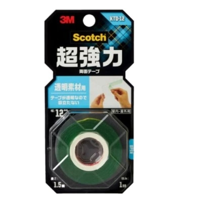 思高 超強力雙面膠貼 - 透明材料用(KTD-12)