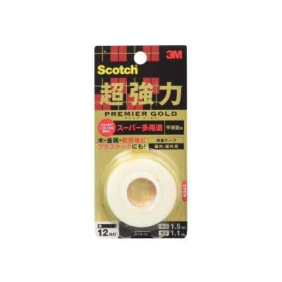 思高 金裝超強力雙面膠貼(KPS-12)