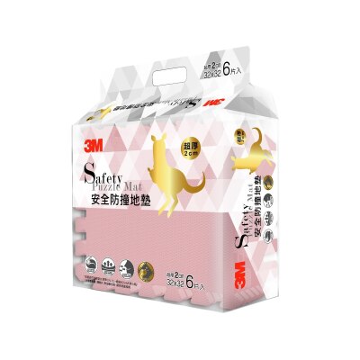 3M - Safety Puzzle Play Mat - Dry Rose 6pcs/pack (9924E)