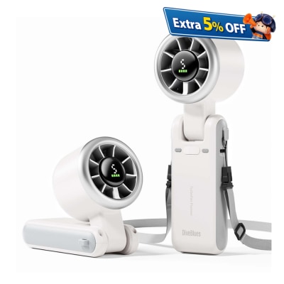Diveblues Foldable Portable Turbo High Speed Fan 2.0