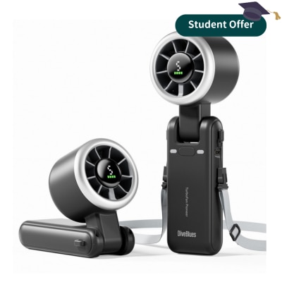 Diveblues Foldable Portable Turbo High Speed Fan 2.0