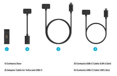 GoPro Contacto 磁吸护盖及电源线套装