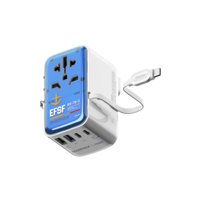 Momax 1-World+ Flow 35W 4-插口 内建 USB-C 充电线