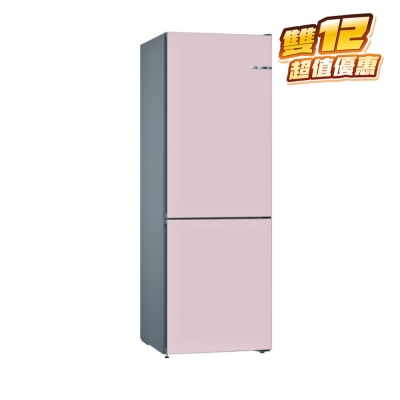 BOSCH 無霜下置冰格雪櫃 (德國製易潔防鏽門板-玫瑰粉)  雪櫃