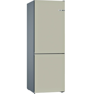 BOSCH NoFrost fridge-freezer with dual cooling - Champagne Fridge