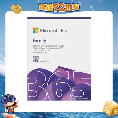 MICROSOFT - Microsoft 365 Family  (Eng) (Full Package Product)
