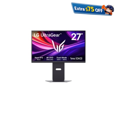LG 乐金 UltraGear™ 27G850A-B 27" UHD 4K 240Hz 电竞显示屏