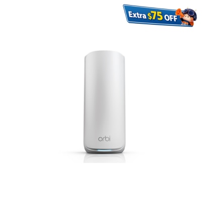 NETGEAR Orbi RBE870 Tri-band BE21000 Mesh WiFi 7 Add-on Satellite