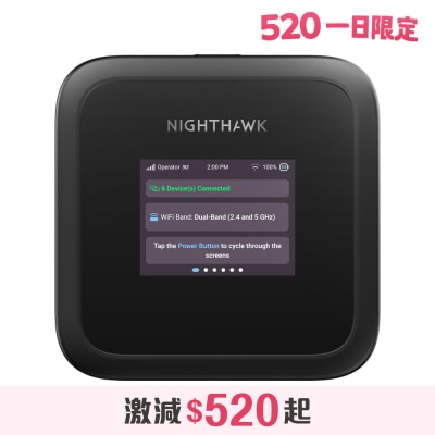 NETGEAR - Nighthawk MH3150) M3 5G Sub 6 AX3600 WiFi 6 流動熱點路由器