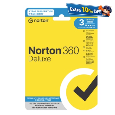 Norton 360 进阶版 - 3年期,1用户,3台装置 (实体卡版)