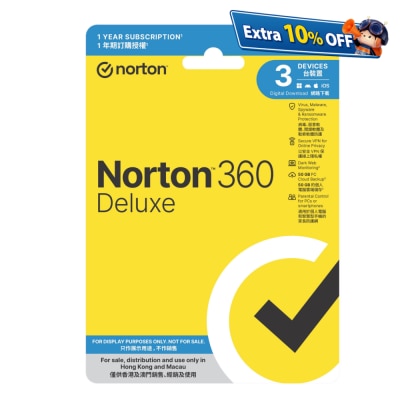 Norton 360 进阶版 - 1年期,1用户,3台装置 (实体卡版)