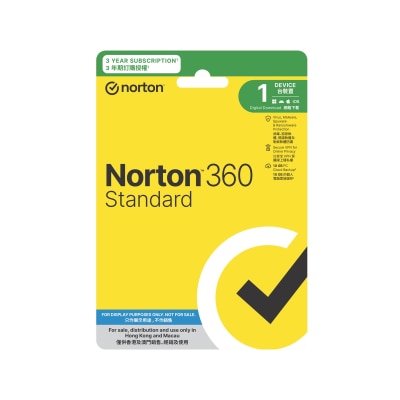 Norton - 360 Standard - 3 Years, 1 User, 1 Device (Physical Card Version)