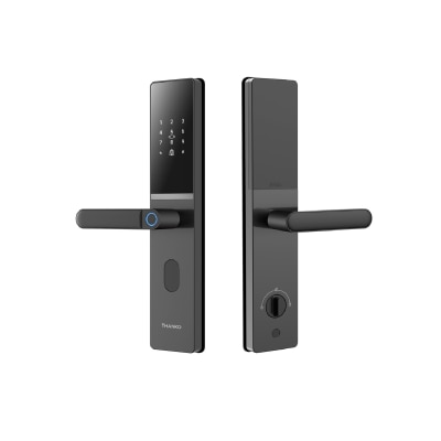 Thanko N1 Fingerprint Lock with Handle (Installation included) Smart Door Lock