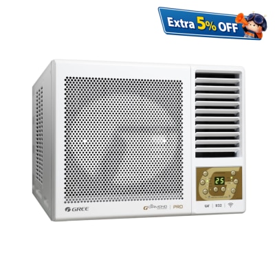 GREE GWF09P 1HP G-DIAMOND Inverter Cool Window Air Conditioner
