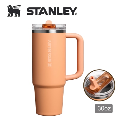 Stanley STANLEY 30oz PROTOUR 系列 (防漏) 真空保溫吸管隨手杯 - APRICOT 真空保溫瓶