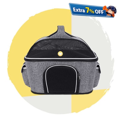 Petsche Single-sided pet out street breathable tote bag