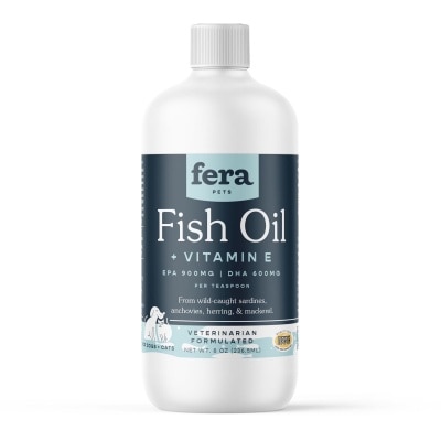FERA PETS 高纯度鱼油+维他命 E (EPA及DHA 加强配方) 8oz