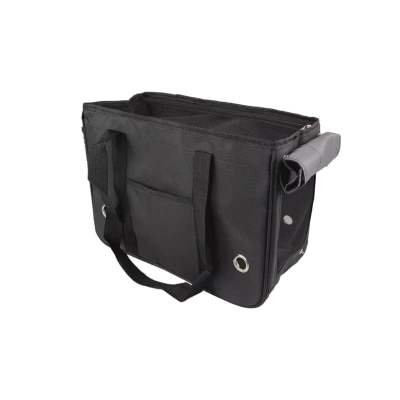 Pets Thing - 輕便雙卷簾通風透氣寵物手提袋外出貓袋 (中碼)