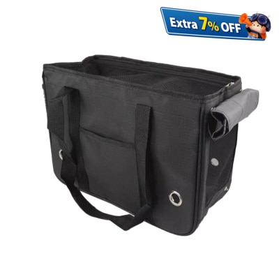 Pets Thing 輕便雙卷簾通風透氣寵物手提袋外出貓袋 (中碼)