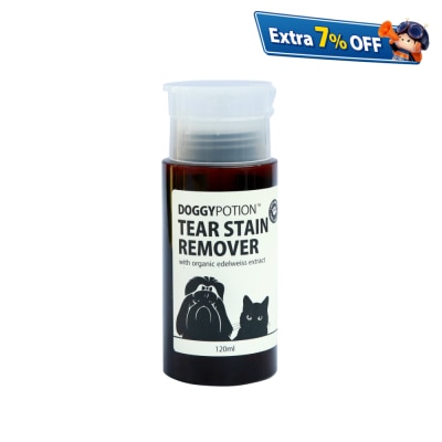 DOGGY POTION 宠物泪痕清洁液 （有机雪绒花配方） 120ml