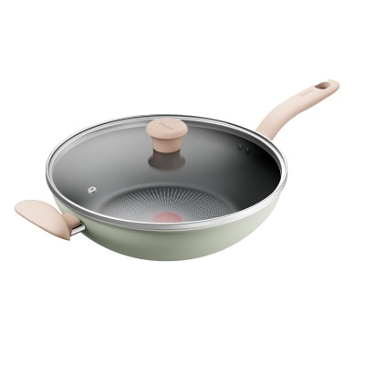 TEFAL 特福 Tefal So Matcha 30厘米炒鍋+玻璃蓋 G1791695 炒鍋