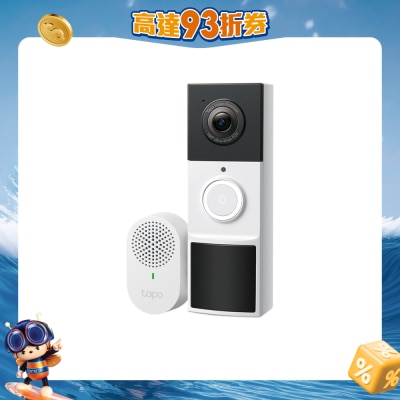 TP-Link - Tapo D210 2K 智能電池視像門鈴