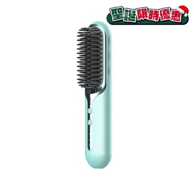 JUJY S213P PlasmaCare Plasma Charging and Plug-in Style Wireless Hair Straightening Brush