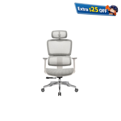 iRocks T07 Ergonomic Mesh Chair (Amber White Special Edition)