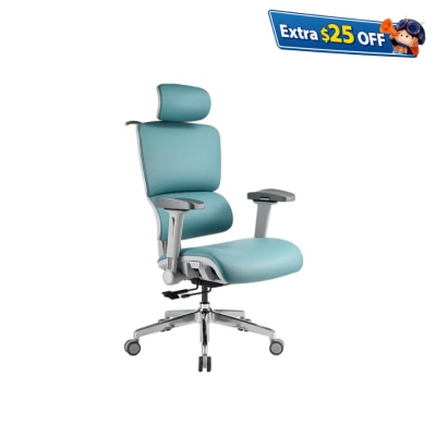 iRocks T07 EVO Ergonomic Leather Chair (AquaShieldTex)