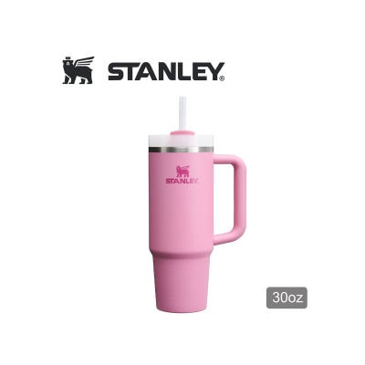 Stanley 30oz 冒險系列真空保溫吸管隨手杯 - PEONY 杯