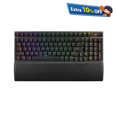 ASUS ROG Strix Scope II 96 Wireless Keyboard - NX Snow Switch