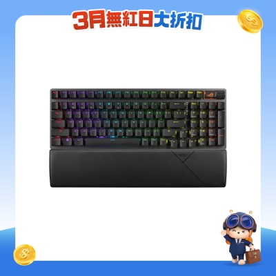ASUS 华硕 - ROG Strix Scope II 96 Wireless 无线键盘-NX Snow轴