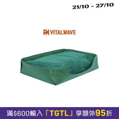 VITAL WAVE 皮革絨感寵物矩形窩墊 image