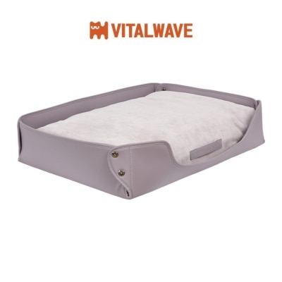 VITAL WAVE 皮革绒感宠物矩形窝垫