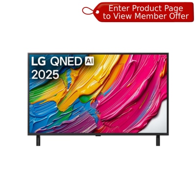 LG 樂金 QNED AI QNED80 4K 智能電視 2025