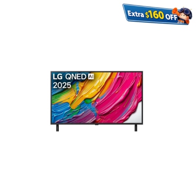 LG 樂金 QNED AI QNED80 4K 智能電視 2025