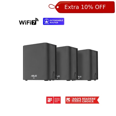 ASUS 華碩 ZenWiFi BD4 雙頻 WiFi 7 AiMesh 可擴充路由器 (3件裝)