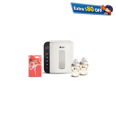 Tommee Tippee 3 in 1 UV Steriliser, Dryer and Storage with PPSU bottle set