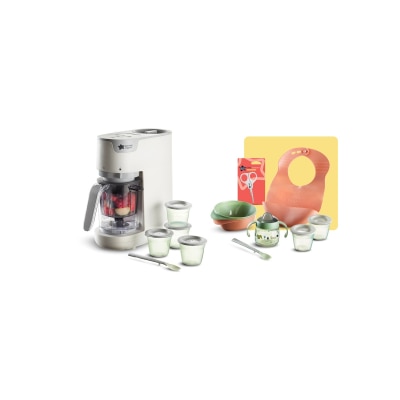 Tommee Tippee - Quick Cook 6-in-1 Baby Food Maker Set