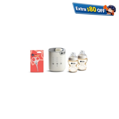 Tommee Tippee 3 in 1 Advanced Bottle and Pouch Warmer with PPSU bottle set