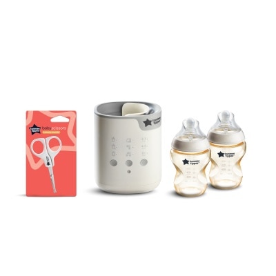 Tommee Tippee 3合1智能奶瓶及儲奶袋加熱器配PPSU奶瓶套裝