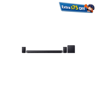 SAMSUNG 三星电子 Q-series Soundbar HW-Q990F 11.1.4 ch 配重低音及后置喇叭 (2025) Soundbar