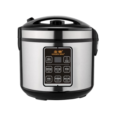 GOLDEN WELL - GBC-LC4D Black Crystal Ceramic Rice Cooker (4L)